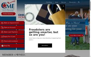 CME Federal Credit Union website
