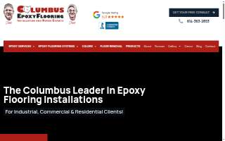 Columbus Epoxy Flooring website