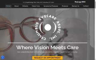 Columbus Eyecare Associates website