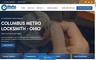Columbus Metro Locksmith website