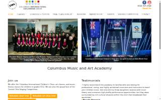 Columbus Music and Art Academy website