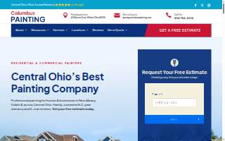 Columbus Painting website