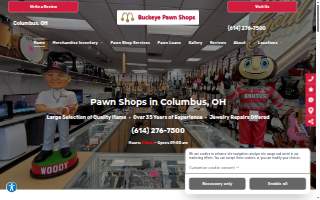 Columbus Pawn Shop website