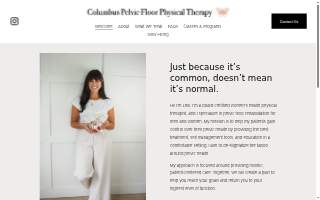 Columbus Pelvic Floor Physical Therapy website