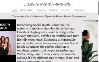 Columbus Photo Booth Rental website
