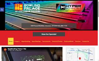 Columbus Square Bowling Palace website