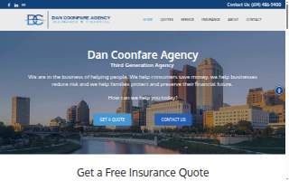 Dan Coonfare Agency LLC website