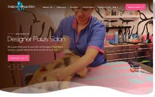 Designer Paws Salon website