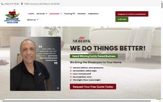 Diamond Carpet & Flooring Installation website