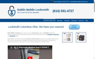 Dublin Mobile Locksmith website