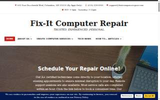 Fix-It Computer Repair website