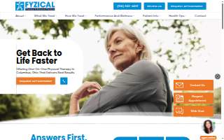 Fyzical Therapy & Balance Centers Upper Arlington website