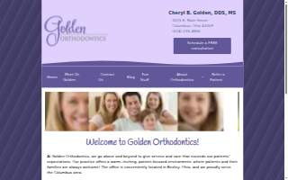 Golden Orthodontics website
