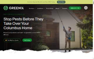 Greenix Pest Control of Columbus website