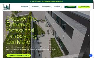 GreenScapes Landscape Co - Headquarters website
