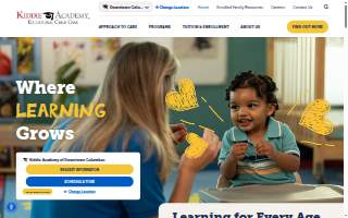 Kiddie Academy of Downtown Columbus website