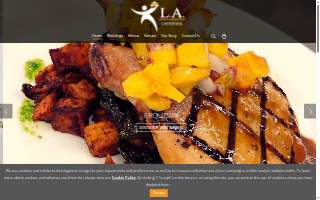 L A Catering website