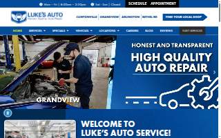 Luke's Auto Repair - Upper Arlington website