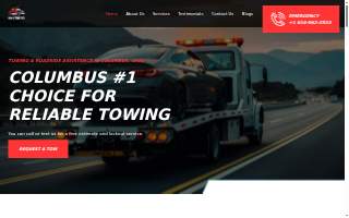 N&A Towing website