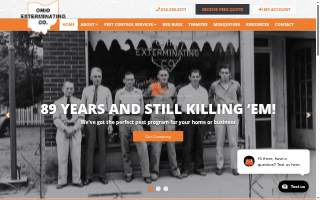 Ohio Exterminating Company website