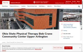 Ohio State Physical Therapy Bob Crane Community Center Upper Arlington website
