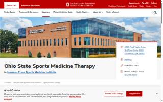 Ohio State Sports Medicine Therapy Jameson Crane Sports Medicine Institute website