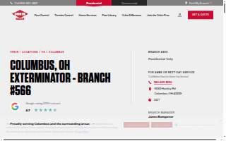 Orkin of Columbus website