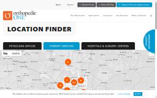 Orthopedic One Physical Therapy Crosswoods website
