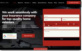 Professional Roofing Contractors LLC website