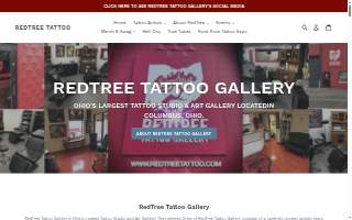Red Tree Tattoo Gallery website