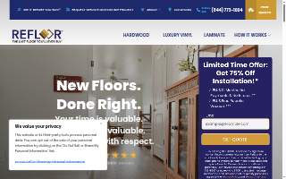 Refloor of Columbus website
