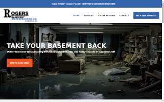 Rogers Basement Waterproofing website