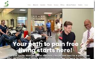 Sports & Spine Physical Therapy website