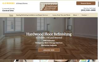 Traditional Hardwood Floors website