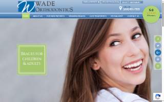 Wade Orthodontics website