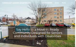 Conneaut Manor Apartments website