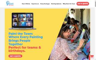 Paint the Town website