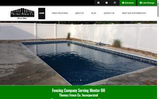 Thomas Fence Co website