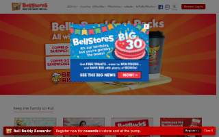 BellStores Car Wash website