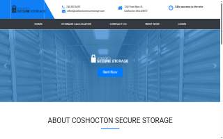 Coshocton Secure Storage website