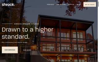 Shrock Design Studio of Ashland website
