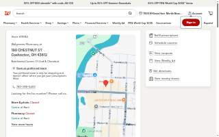 Walgreens Pharmacy of Coshocton website
