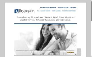 Brunsdon Law Firm, LLC website