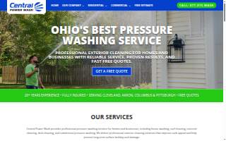 Central Power Wash website