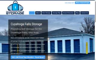 Cuyahoga Falls Storage website