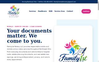 FAMILY1ST NOTARY LLC website