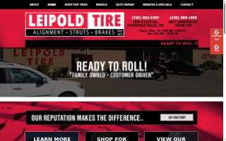 Leipold Tire Co website