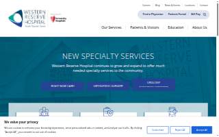 Western Reserve Hospital Easy Street Physical Therapy website