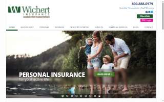 Wichert Insurance website