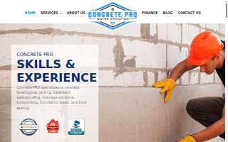 Concrete Pro website